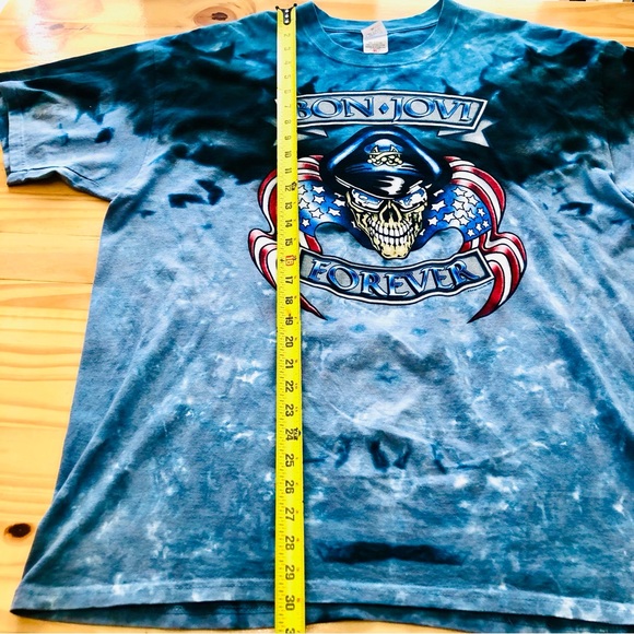 Vintage  Bon Jovi Forever Tie Dye T-Shirt XL  Tour 2006 - Picture 9 of 12
